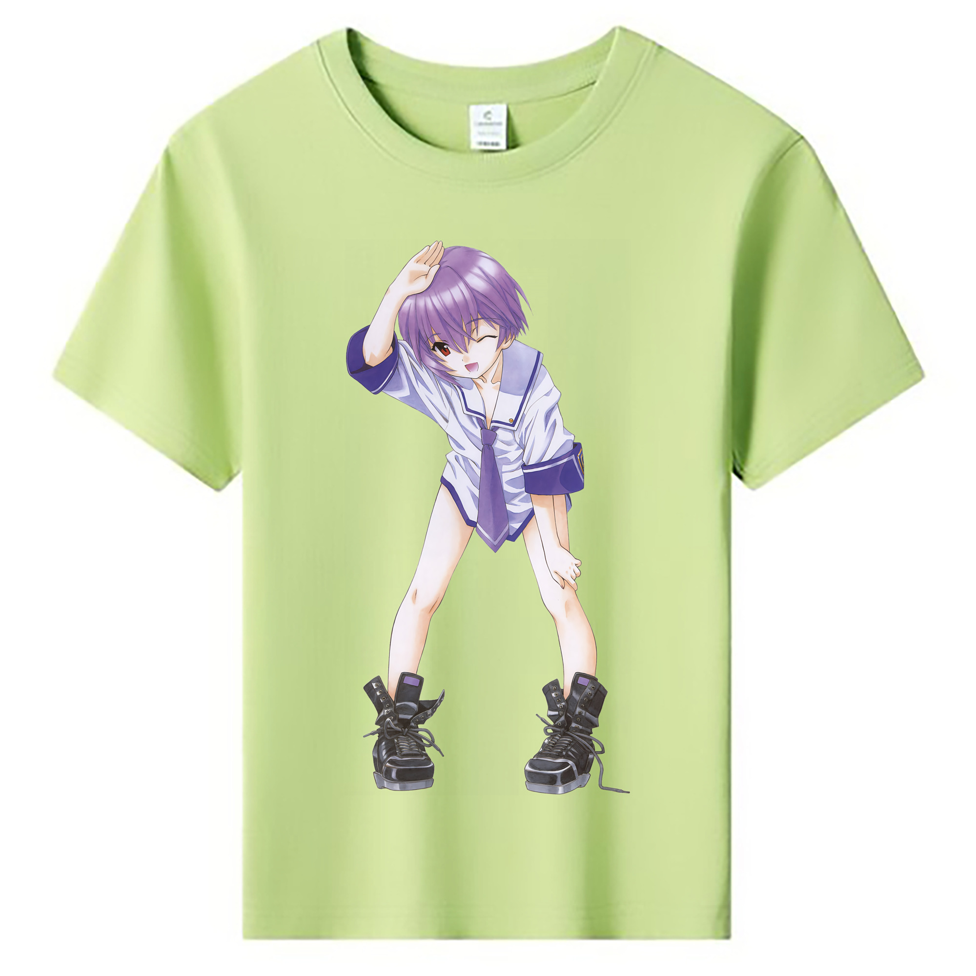 （画像用） EVA 新世紀エヴァンゲリオン 綿100％キッズTシャツ（フロントプリント）